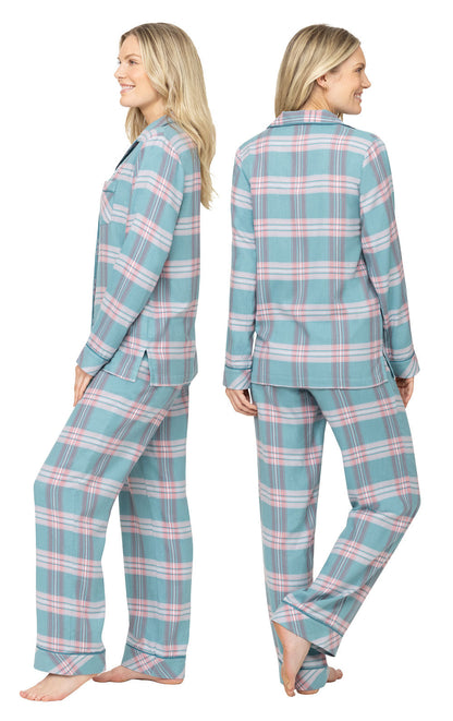 World's Softest Flannel Button-Front Pajamas