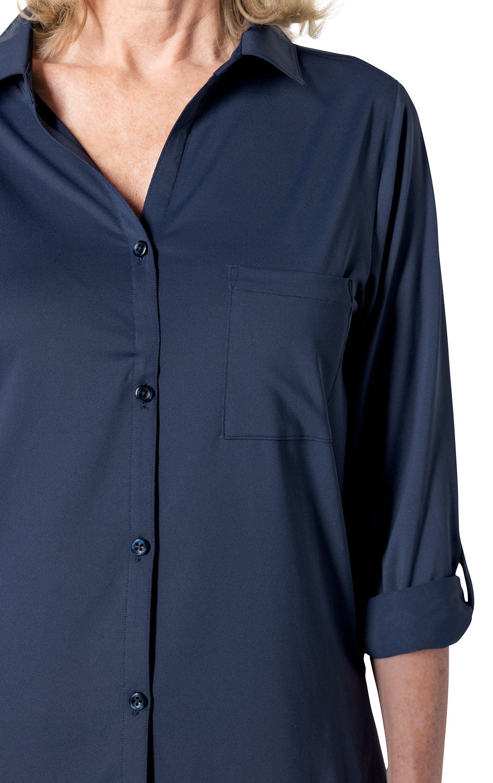 Cooling Pajama Convertible Sleeve Shirt