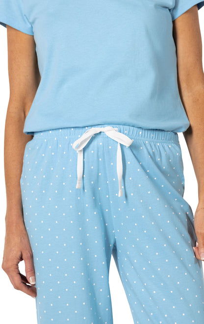 Classic Polka-Dot Short Sleeve Pajamas