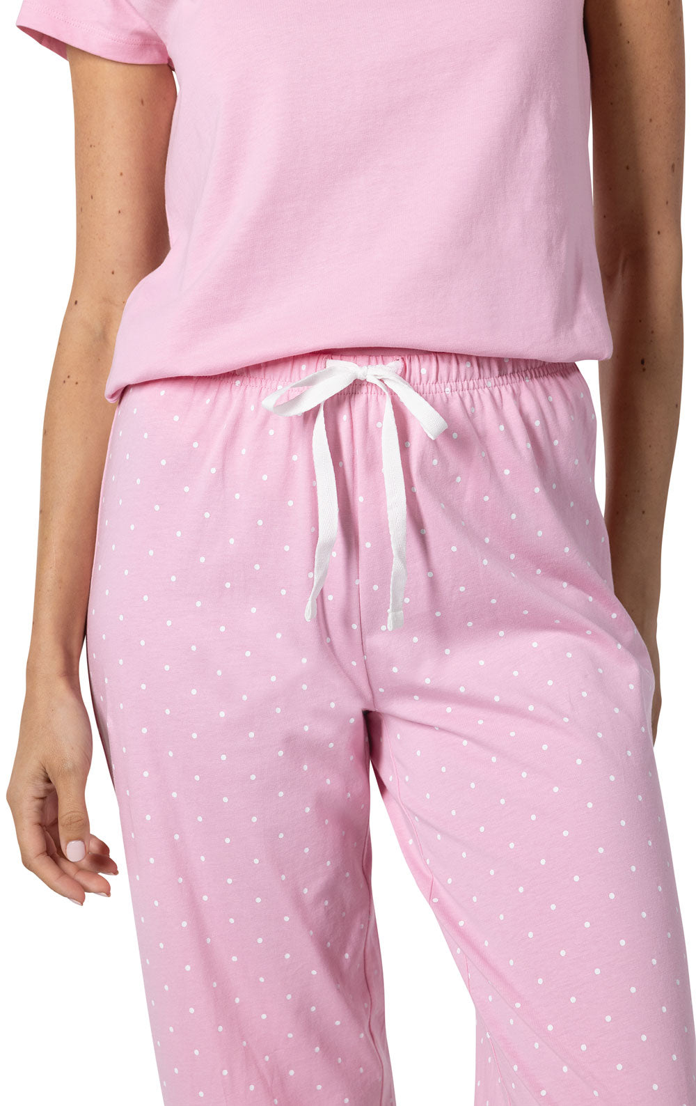 Classic Polka-Dot Short Sleeve Pajamas