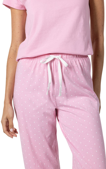 Classic Polka-Dot Short Sleeve Pajamas