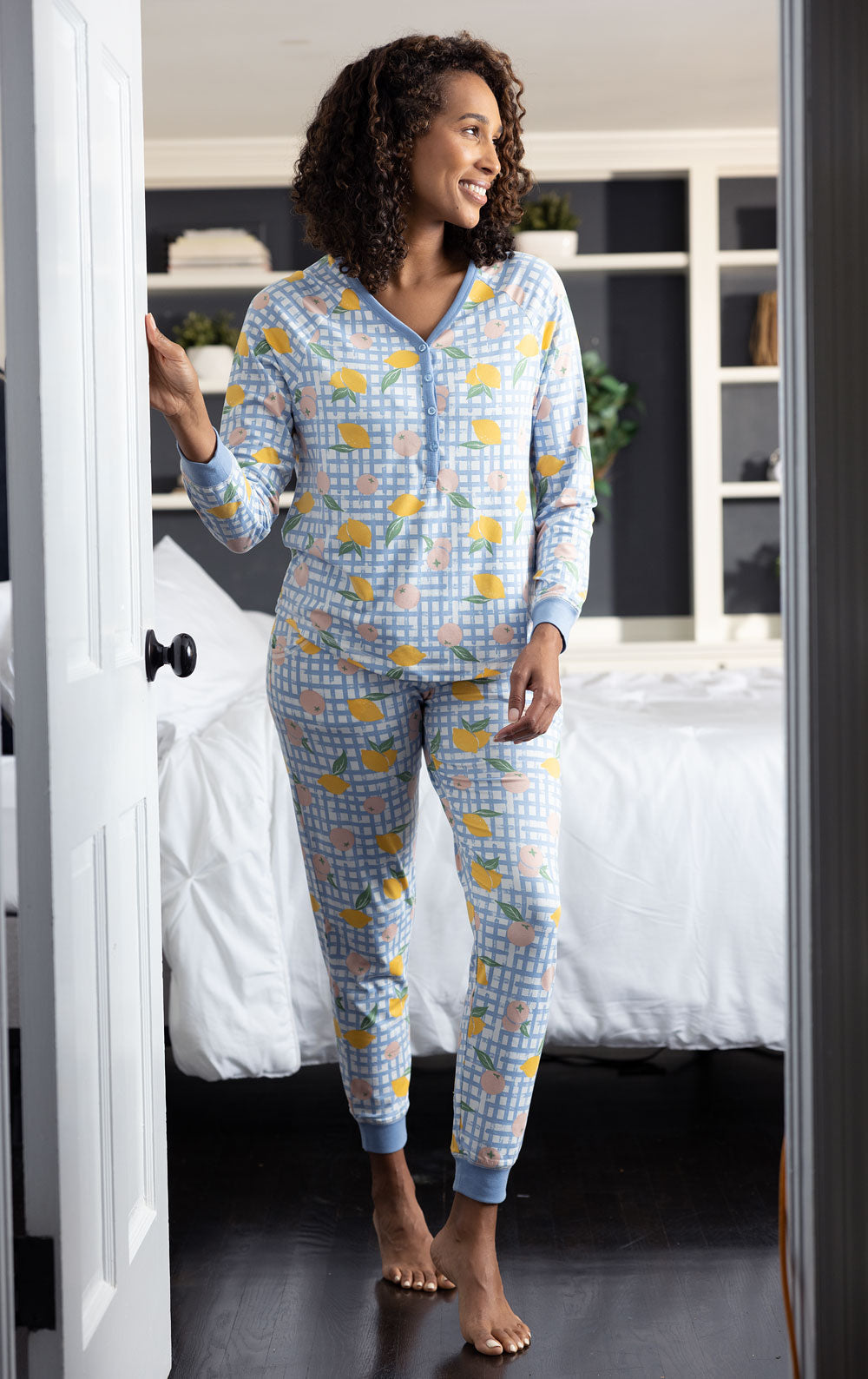 Countryside Gingham Jogger Pajamas