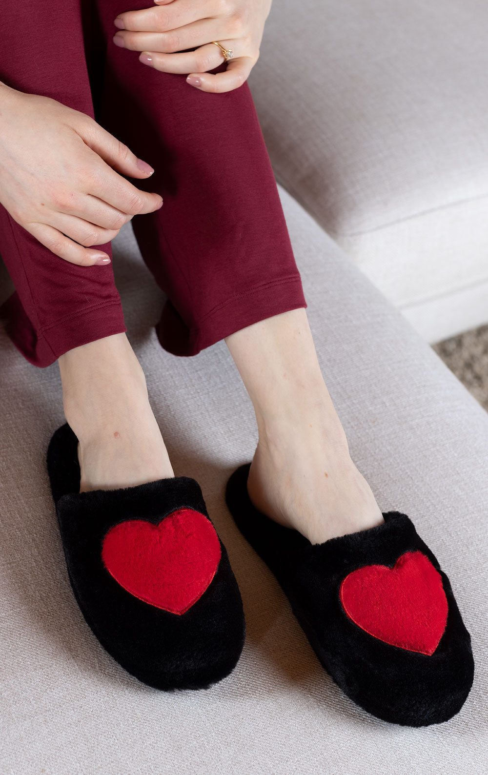 Sweetheart Fleece Adult Slippers
