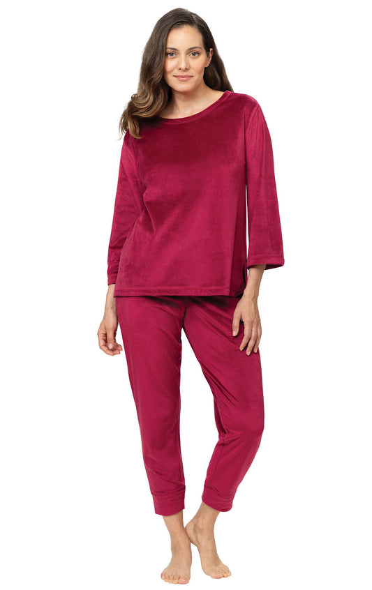 Tempting Touch Pullover Jogger Pajamas