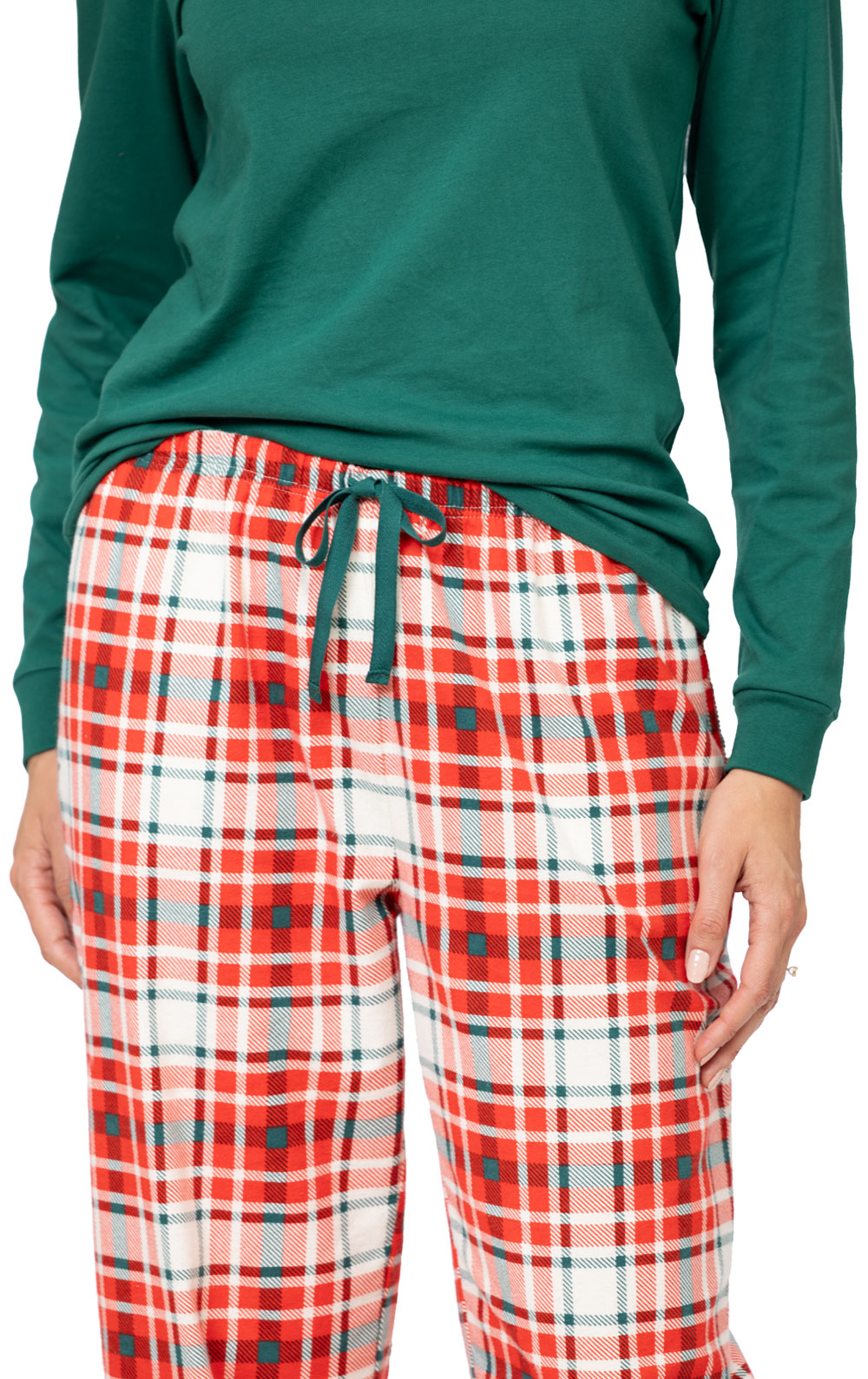Modern Plaid Pullover Pajamas