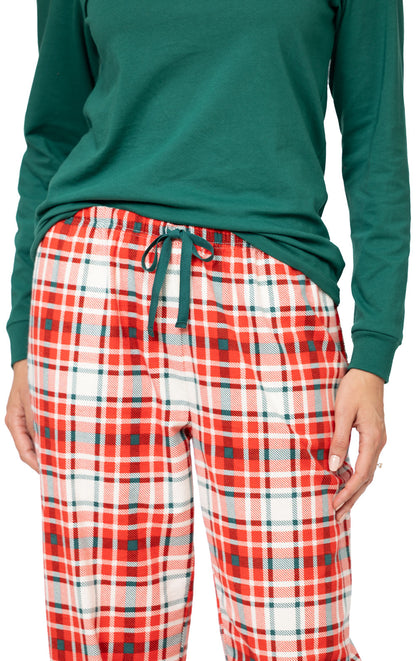 Modern Plaid Pullover Pajamas