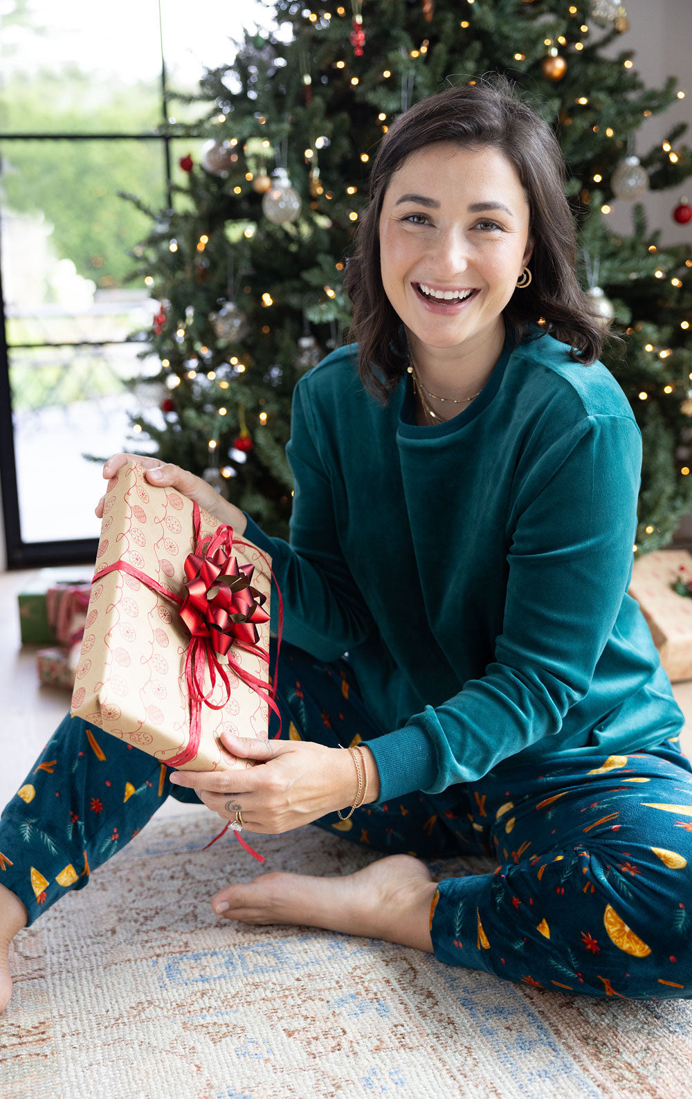 Holiday Garland Matching Pet & Owner Pajamas