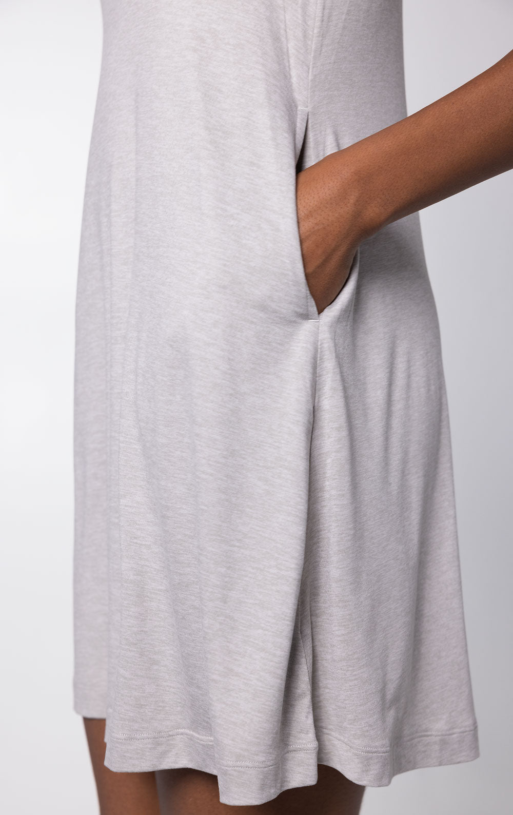 Freedom Knitwear Built-In-Bra Tank Dress