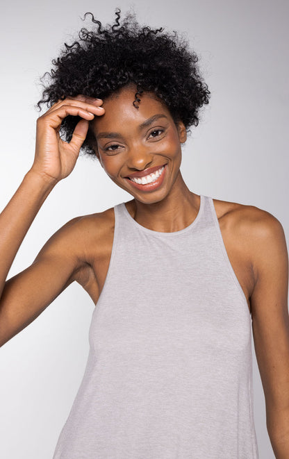 Freedom Knitwear Built-In-Bra Tank Dress