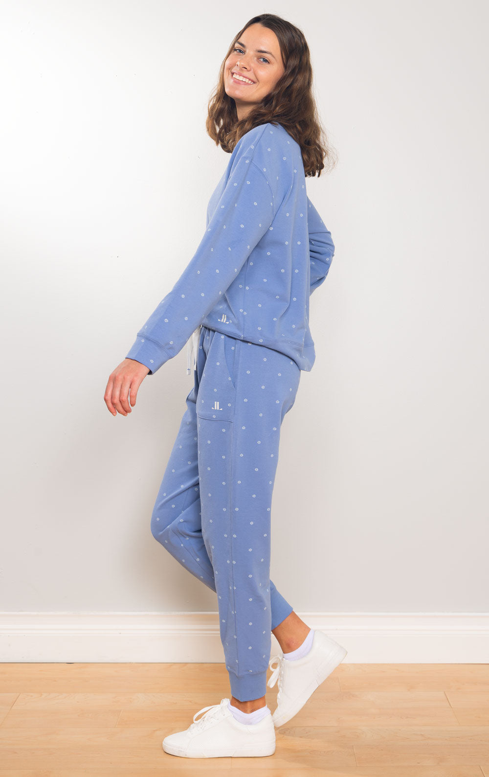 Ditsy Floral French Terry Crew