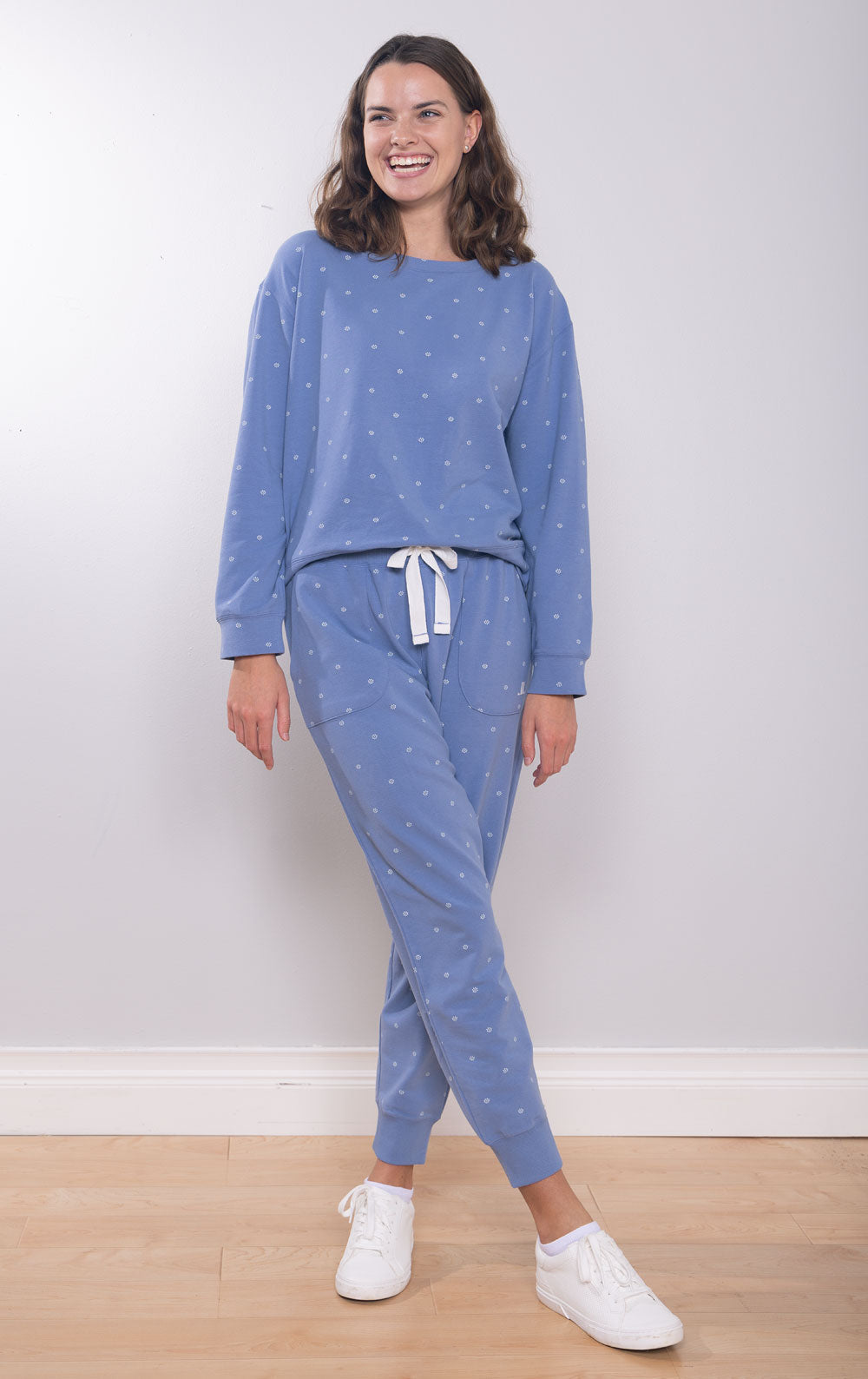 Ditsy Floral French Terry Jogger