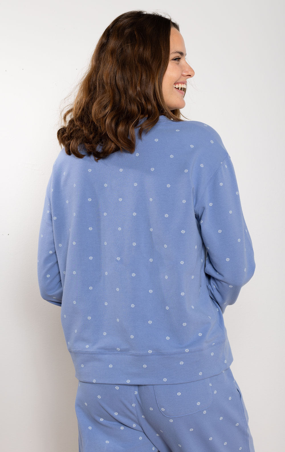 Ditsy Floral French Terry Crew