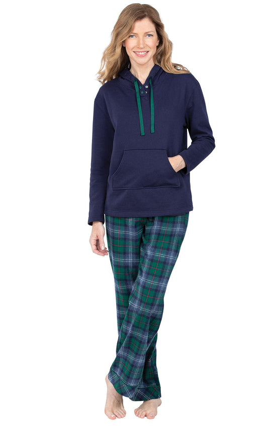 Heritage Plaid Hoodie Pajamas