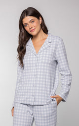 Blue Gray Gingham