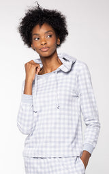 Blue Gray Gingham