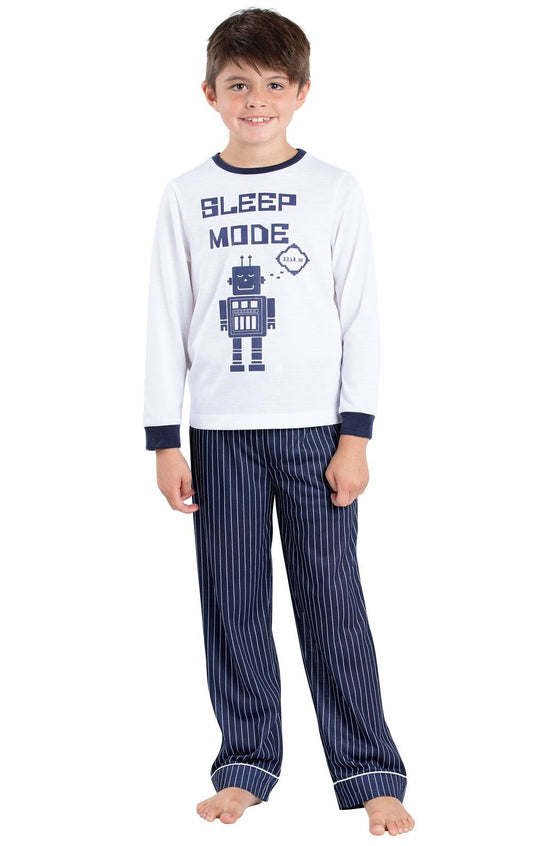 Long Sleeve Graphic Tee Unisex Kids Pajamas