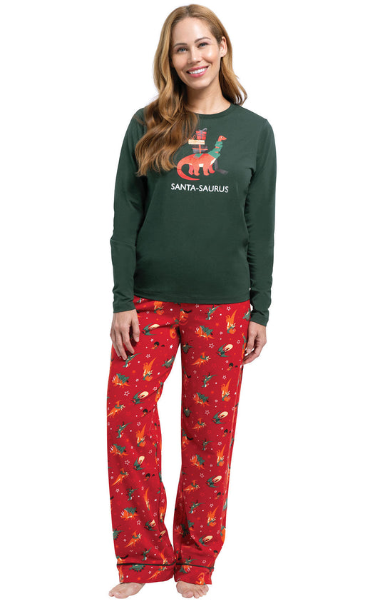 Santasaurus Pajamas- Final Sale