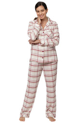 Oatmeal Berry Plaid