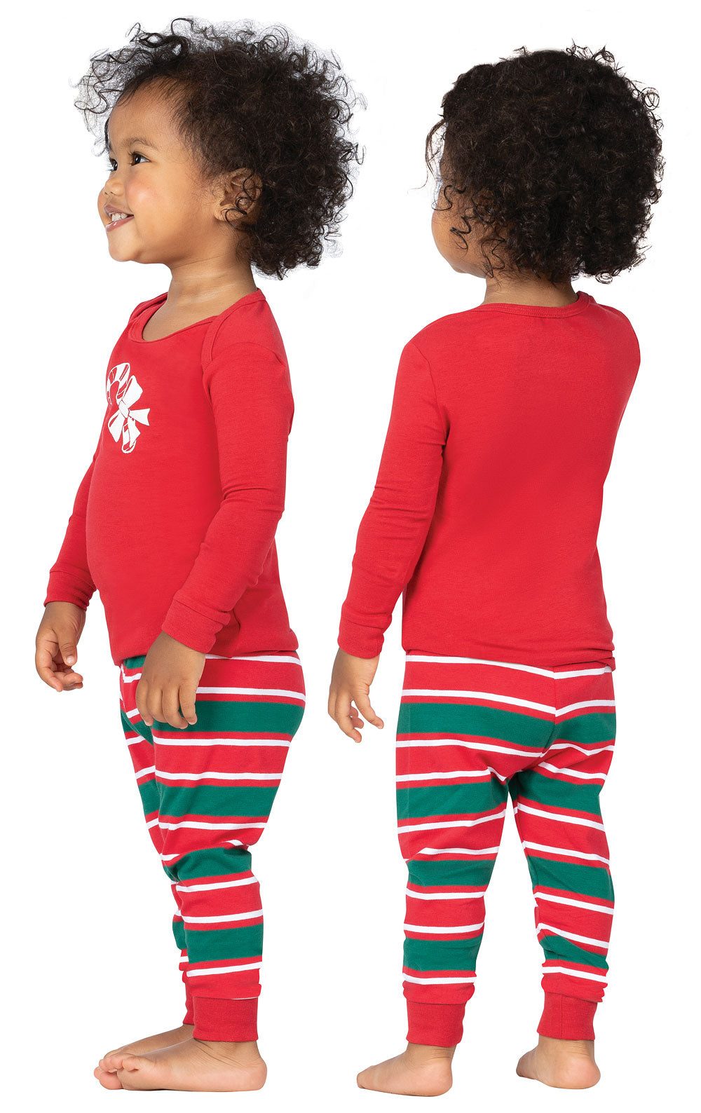 Christmas Stripe Infant Pajamas - Final Sale