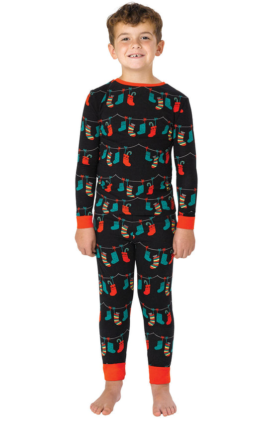 Christmas Stockings Unisex Kids Pajamas - Family Set