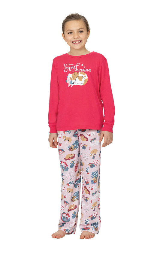 Dog Tired Unisex Kids Pajamas