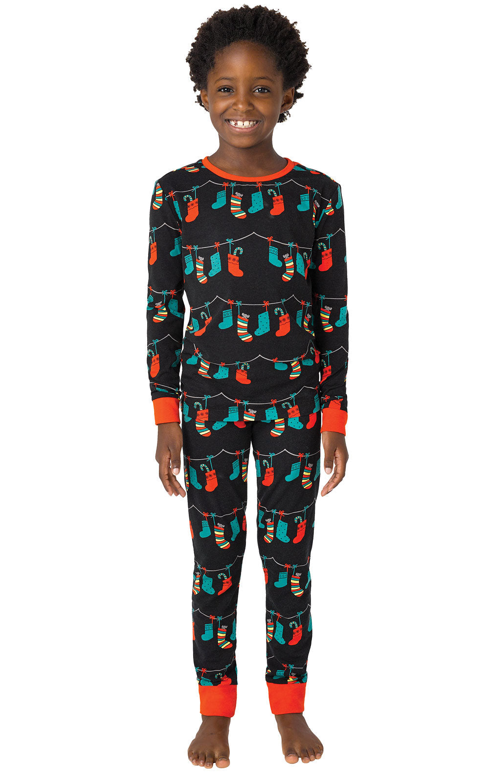 Christmas Stockings Unisex Kids Pajamas