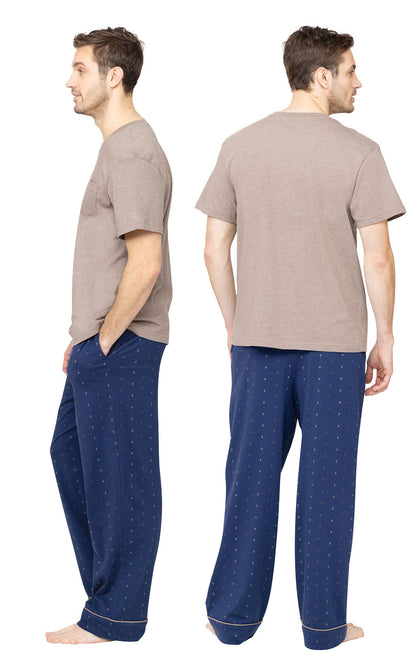 Short Sleeve Pullover Men's Pajamas