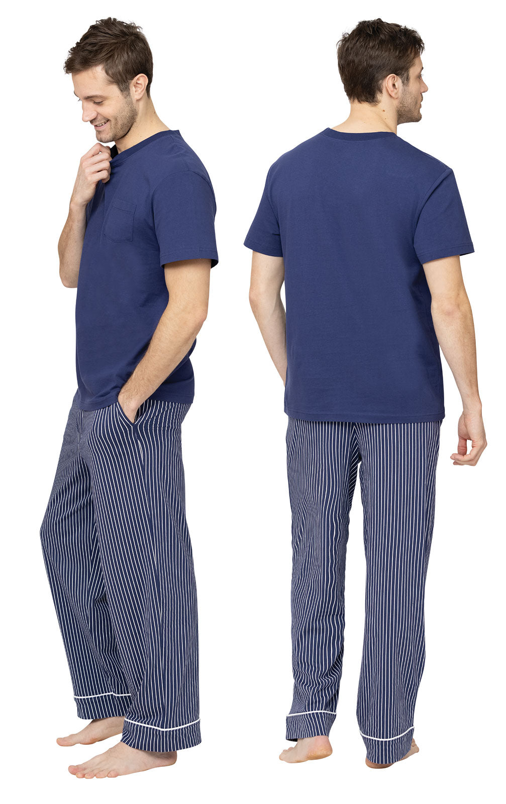 Short Sleeve Pullover Men's Pajamas