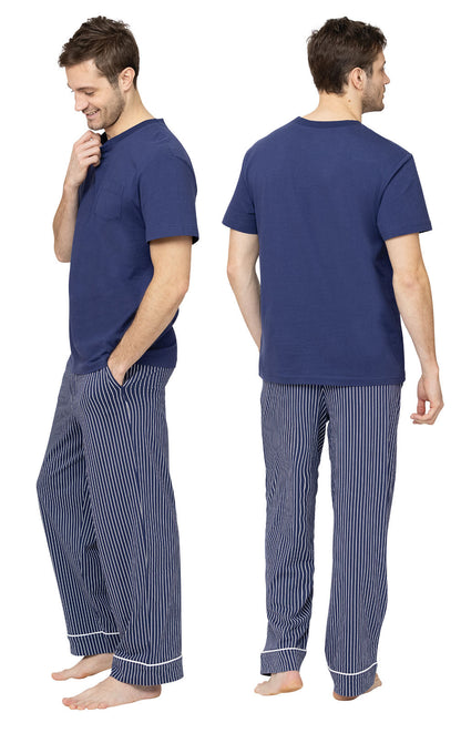 Short Sleeve Pullover Men's Pajamas