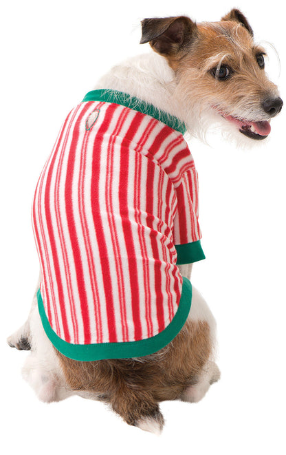 Candy Cane Fleece Matching Pet & Owner Pajamas