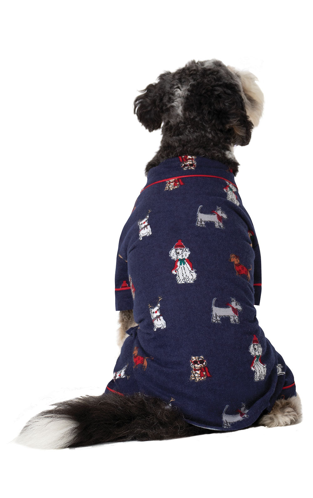 Christmas Dogs Flannel Pet Pajamas