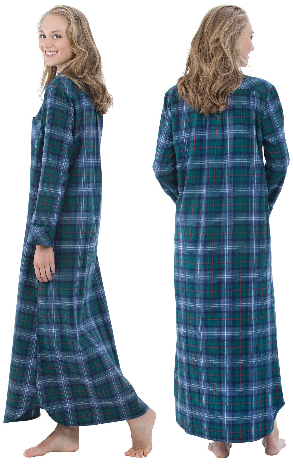 Plaid Flannel Nightgown