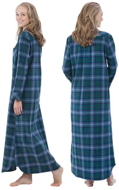 Plaid Flannel Nightgown