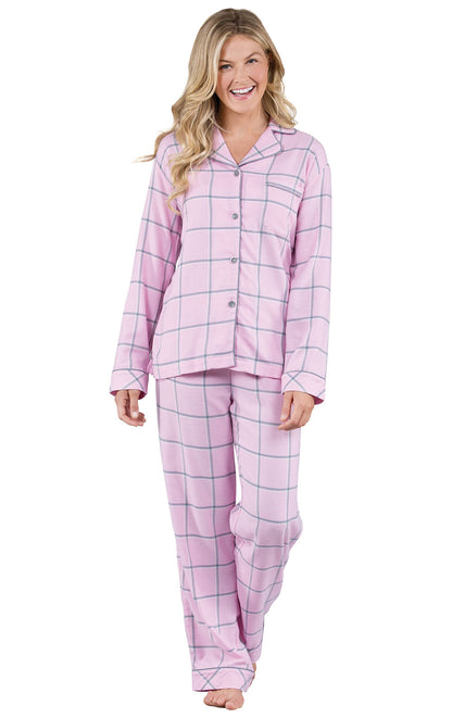 World's Softest Flannel Button-Front Pajamas