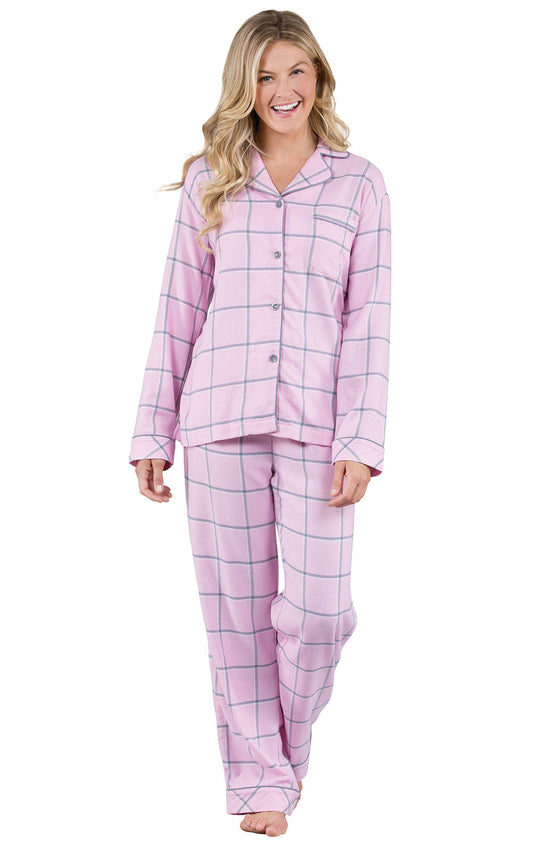 World's Softest Flannel Button-Front Pajamas