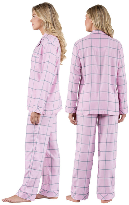 World's Softest Flannel Button-Front Pajamas