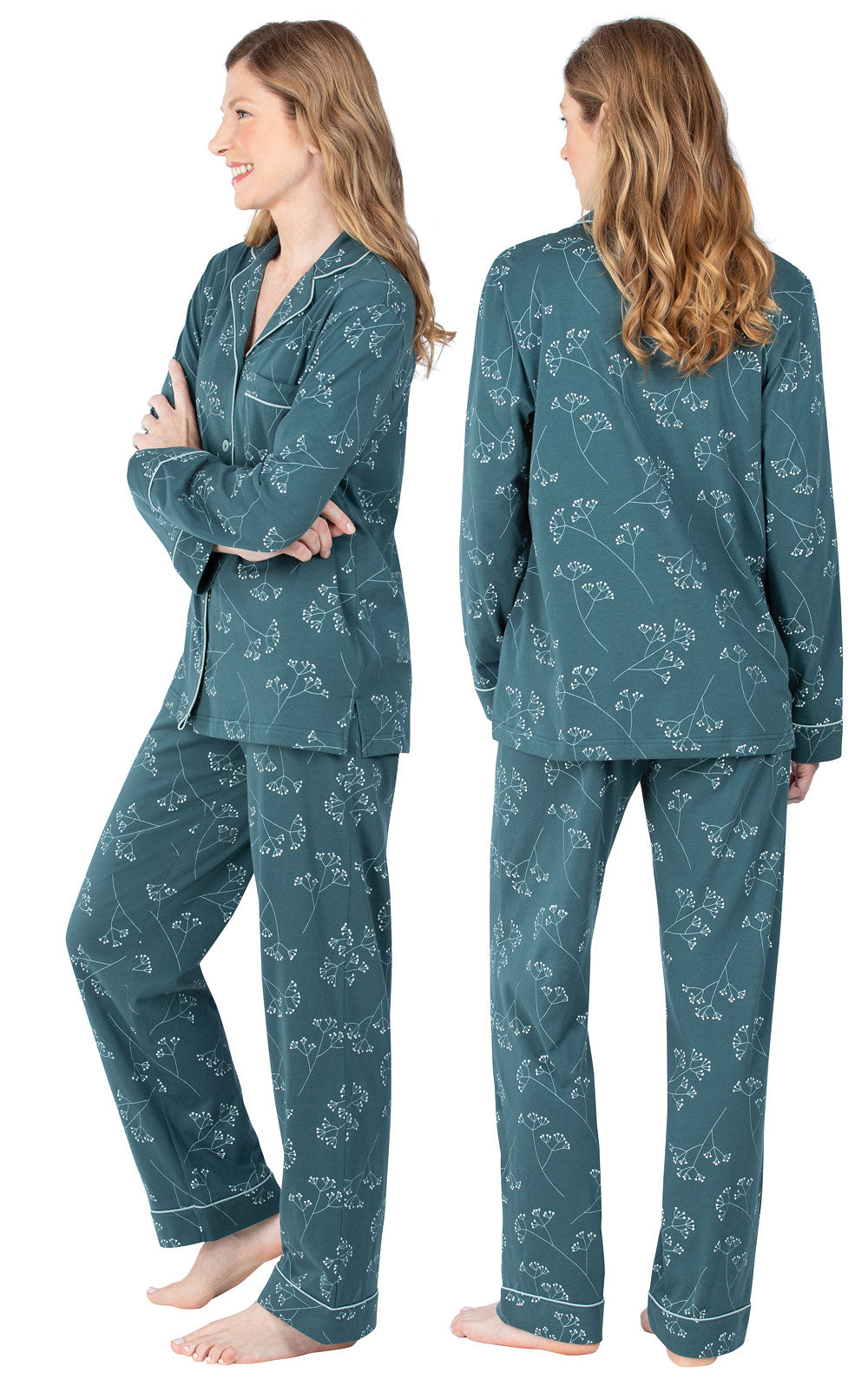 Baby's Breath Button-Front Pajamas