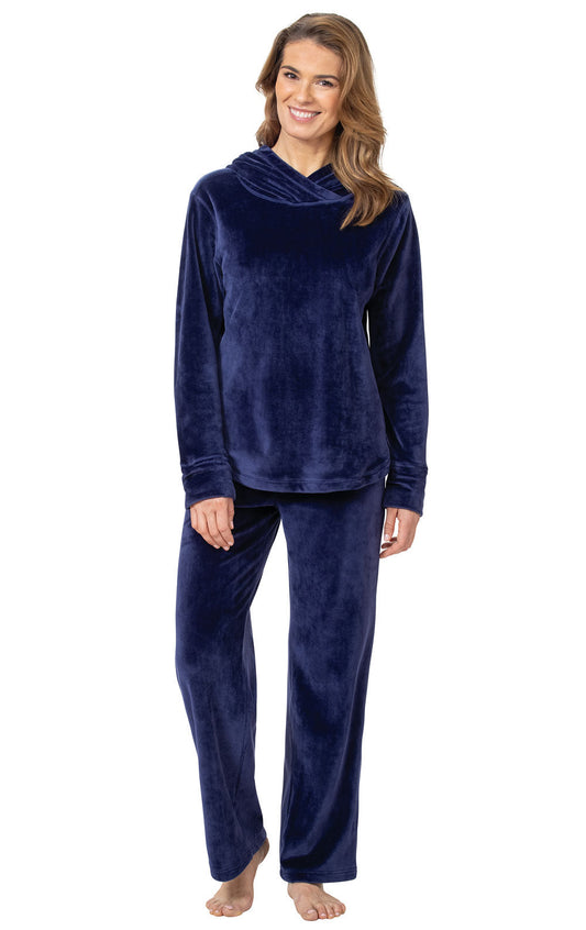 Tempting Touch Pajamas - Navy - Final Sale