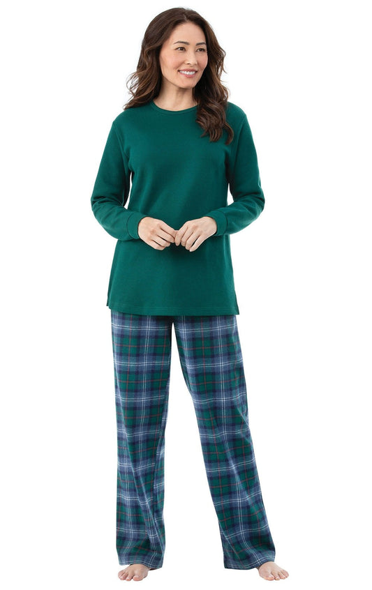 Heritage Plaid Thermal Top Pajamas
