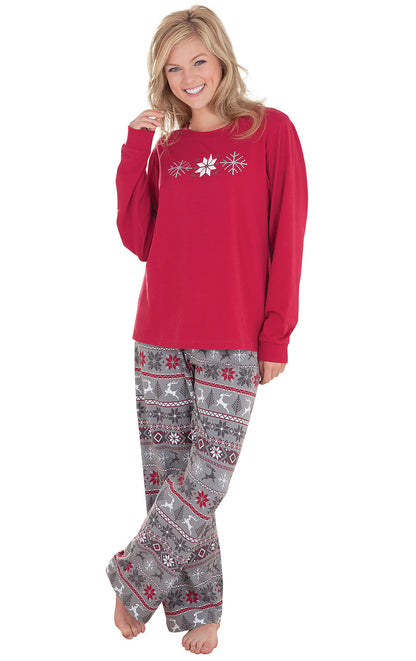 Nordic Matching Couples Pajamas