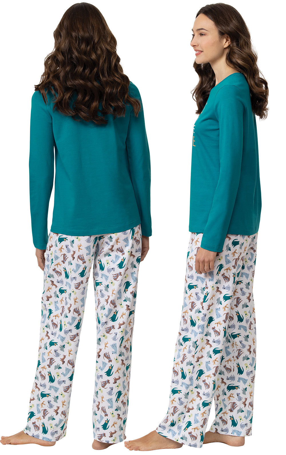 "Dogs Are My Favorite" Pajamas - Pet & Owner